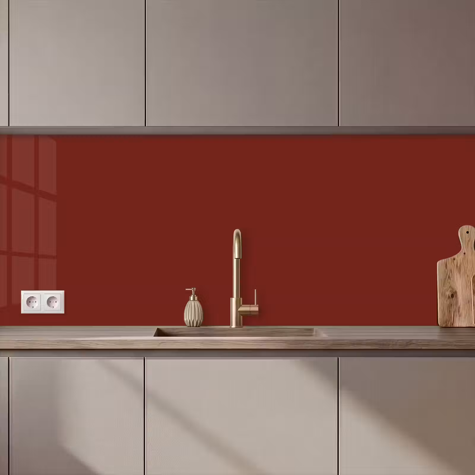 Keuken achterwand - Rustic - Terracotta - Rood — 1