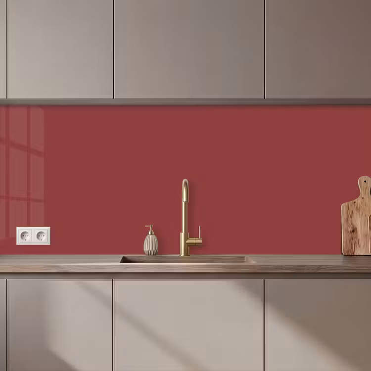 Keuken achterwand - Barn - Antique - Rood — 1
