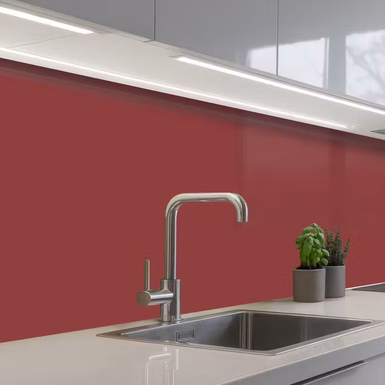 Keuken achterwand - Barn - Antique - Rood — 2