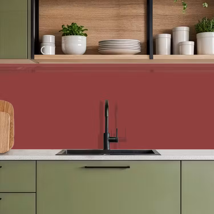 Keuken achterwand - Barn - Antique - Rood — 8