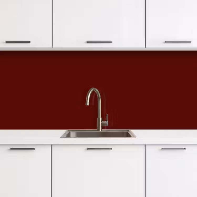 Keuken achterwand - Burnt - Mahogany - Rood — 4
