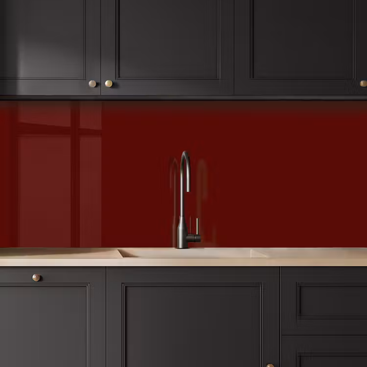 Keuken achterwand - Burnt - Mahogany - Rood — 6