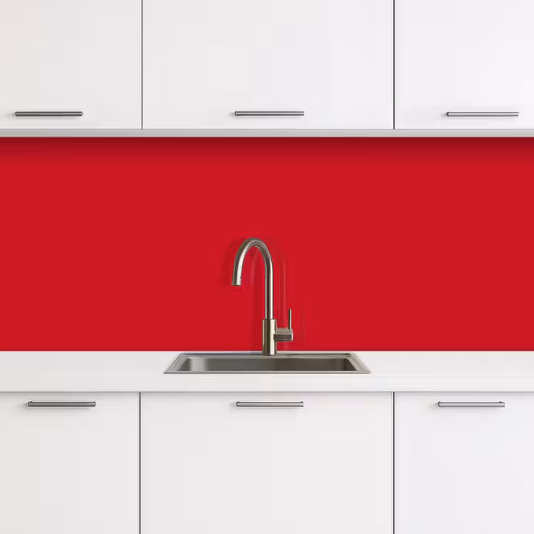 Keuken achterwand - Crimson - Velvet - Rood — 4