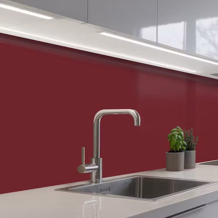 Keuken achterwand - Dark - Garnet - Rood — 2