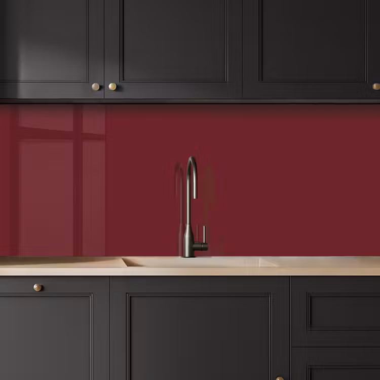 Keuken achterwand - Dark - Garnet - Rood — 6