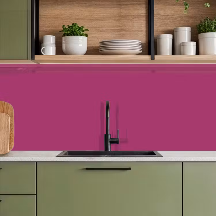 Keuken achterwand - Deep - Magenta - Paars — 8