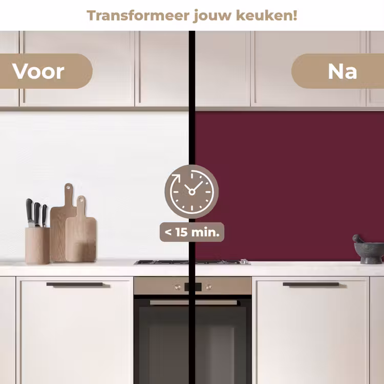 Keuken achterwand - Deep - Plum - Paars — 3
