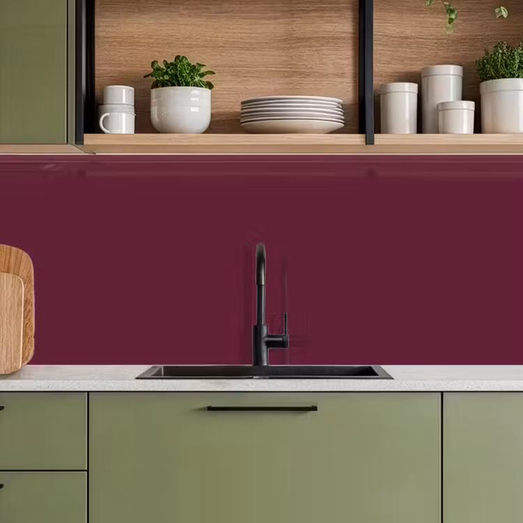 Keuken achterwand - Deep - Plum - Paars — 8