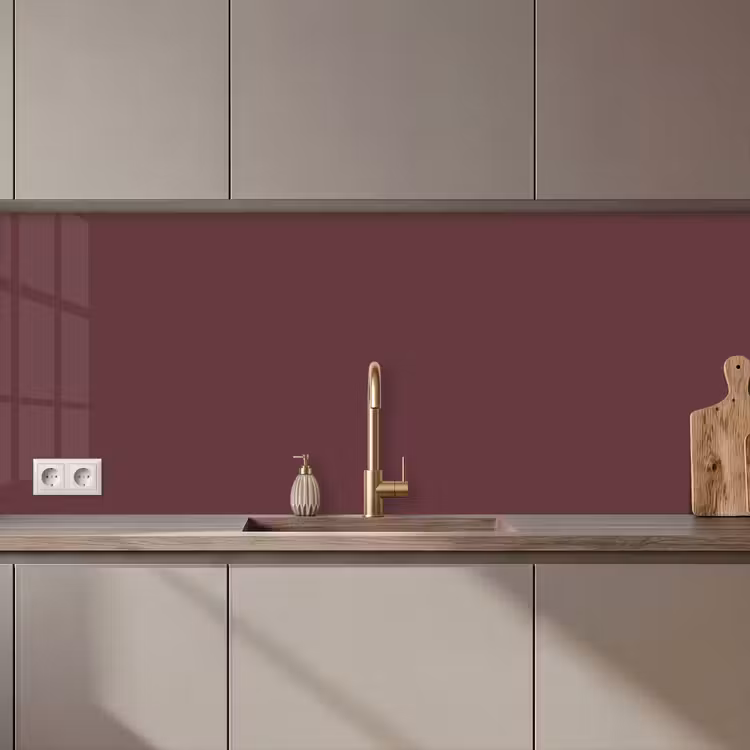 Keuken achterwand - Dusty - Rose - Roze — 1