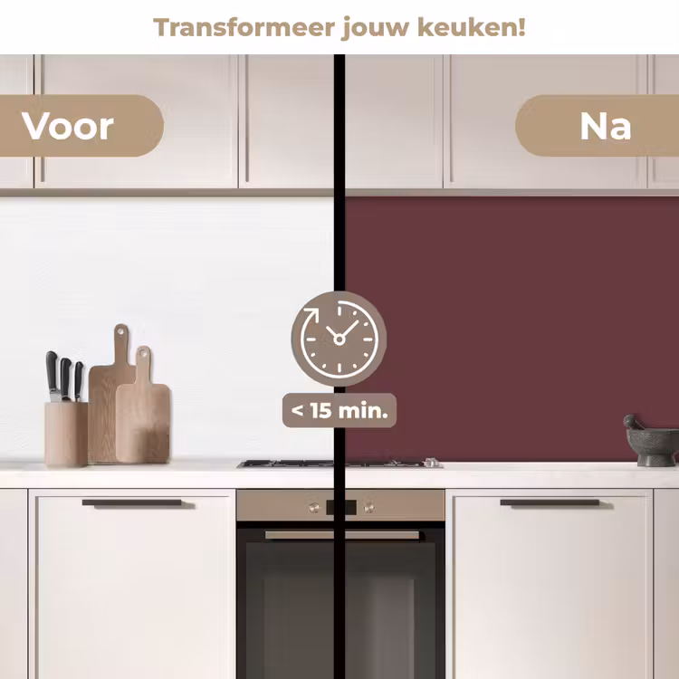 Keuken achterwand - Dusty - Rose - Roze — 3