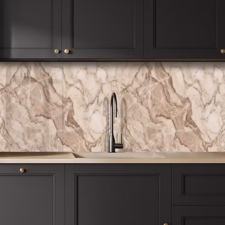 Keuken achterwand - Marmer - Aderen - Textuur - Beige - Modern — 6