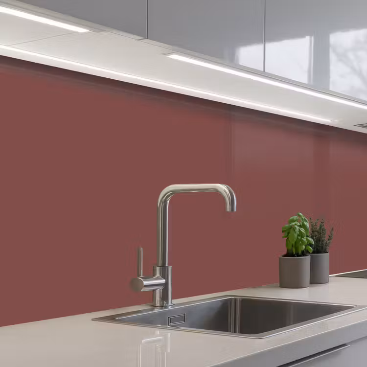 Keuken achterwand - Muted - Raisin - Rood — 2