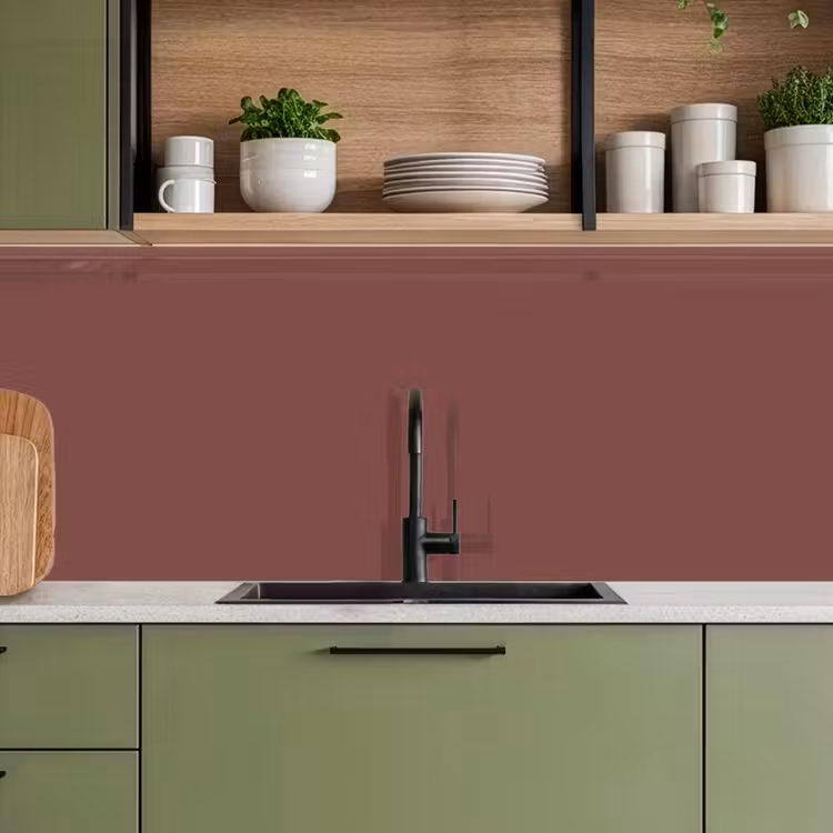 Keuken achterwand - Muted - Raisin - Rood — 8