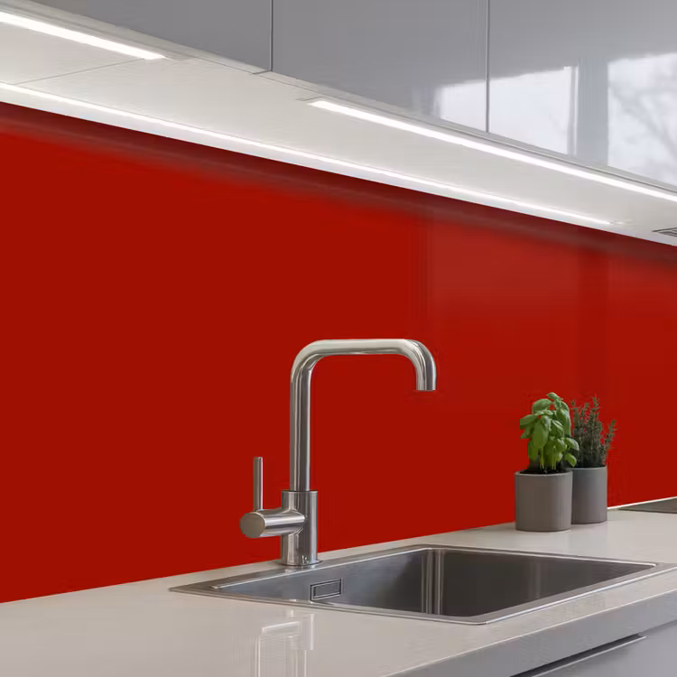 Keuken achterwand - Oxblood - Maroon - Rood — 2