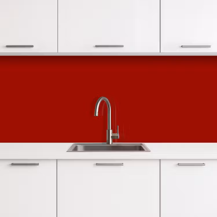 Keuken achterwand - Oxblood - Maroon - Rood — 4