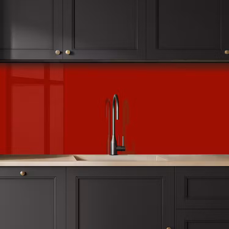Keuken achterwand - Oxblood - Maroon - Rood — 6