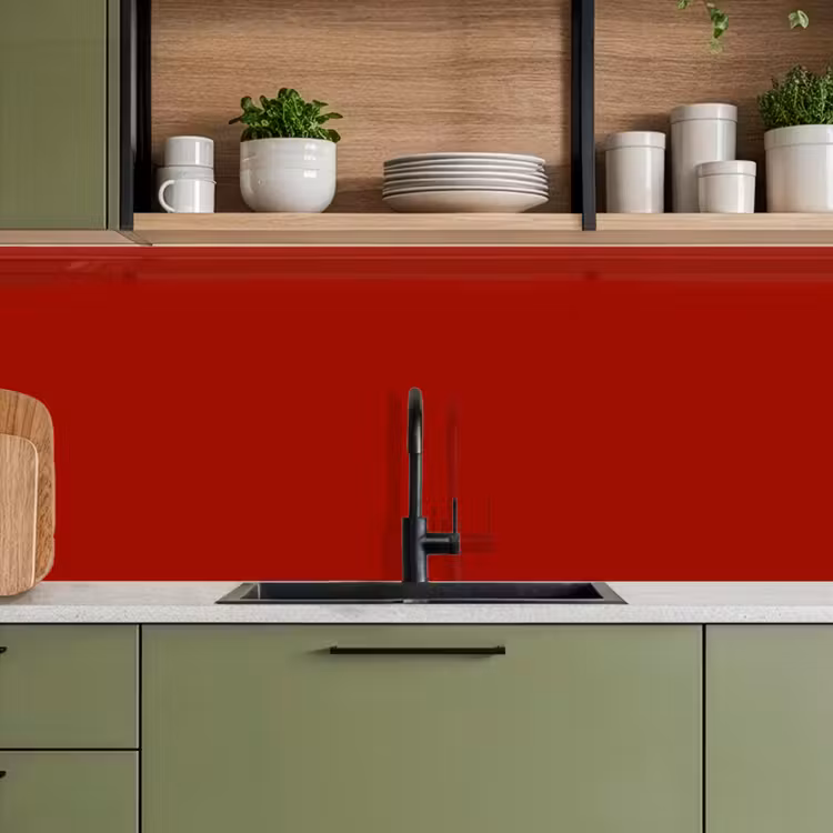 Keuken achterwand - Oxblood - Maroon - Rood — 8