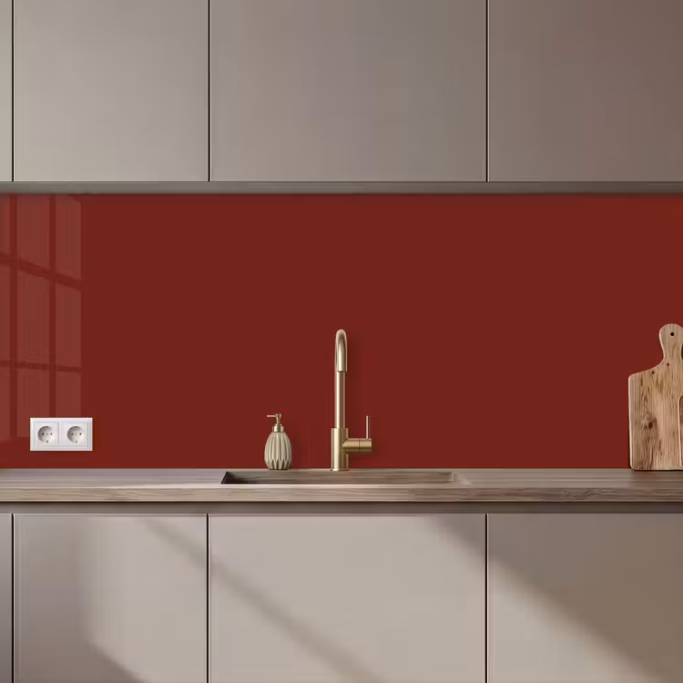 Keuken achterwand - Rustic - Terracotta - Rood — 1