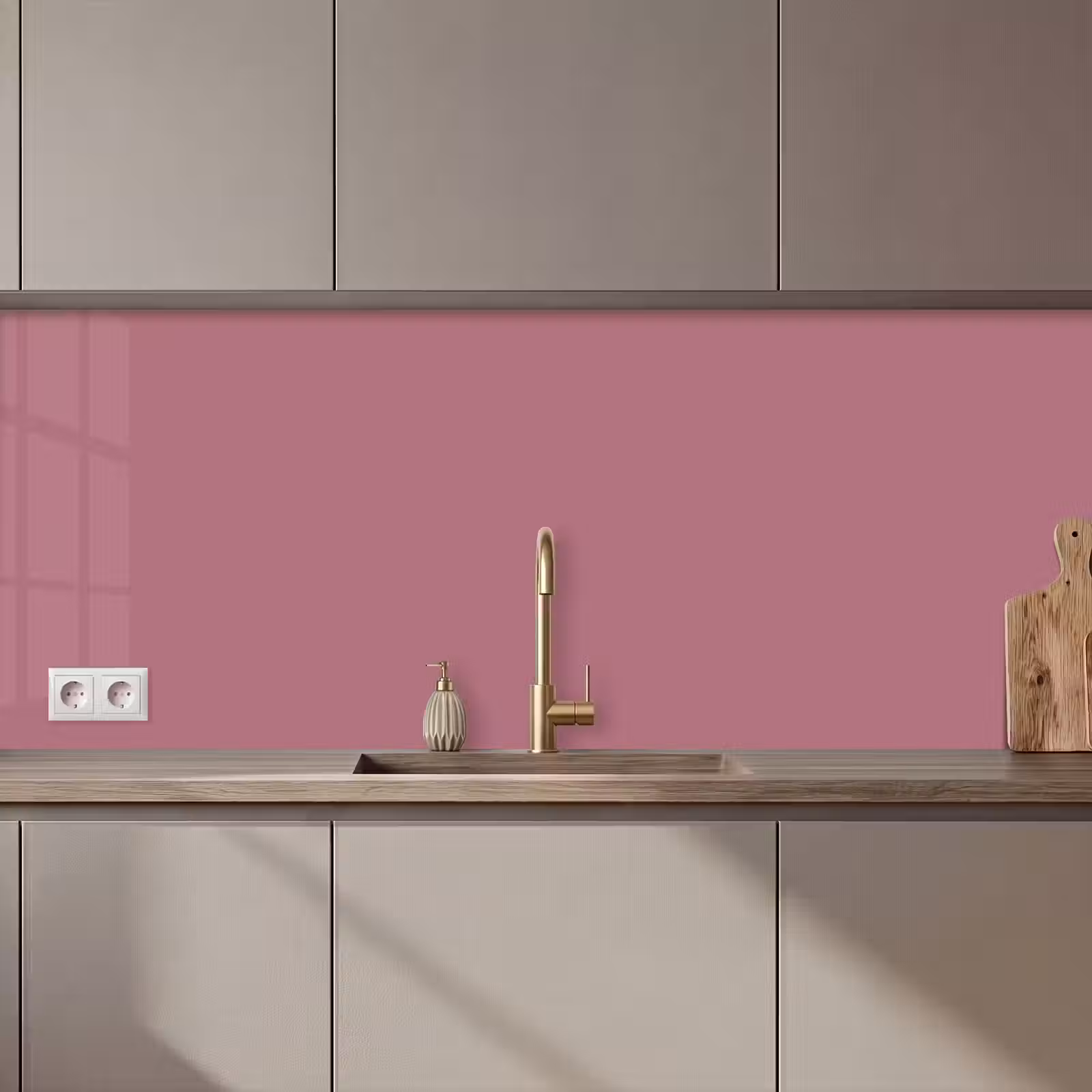 Keuken achterwand - Antique - Mauve - Roze — 1