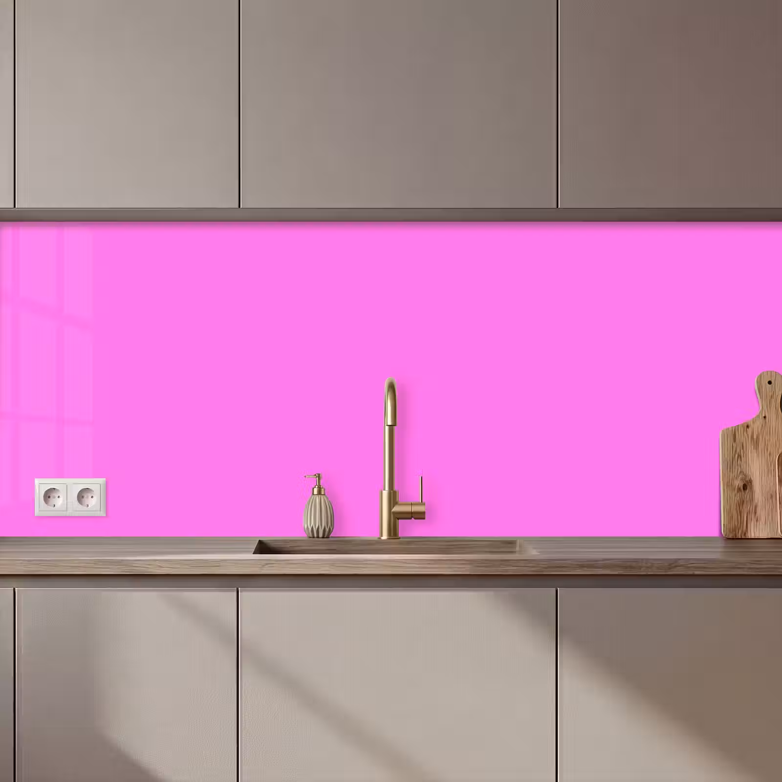 Keuken achterwand - Bright - Orchid - Roze — 1