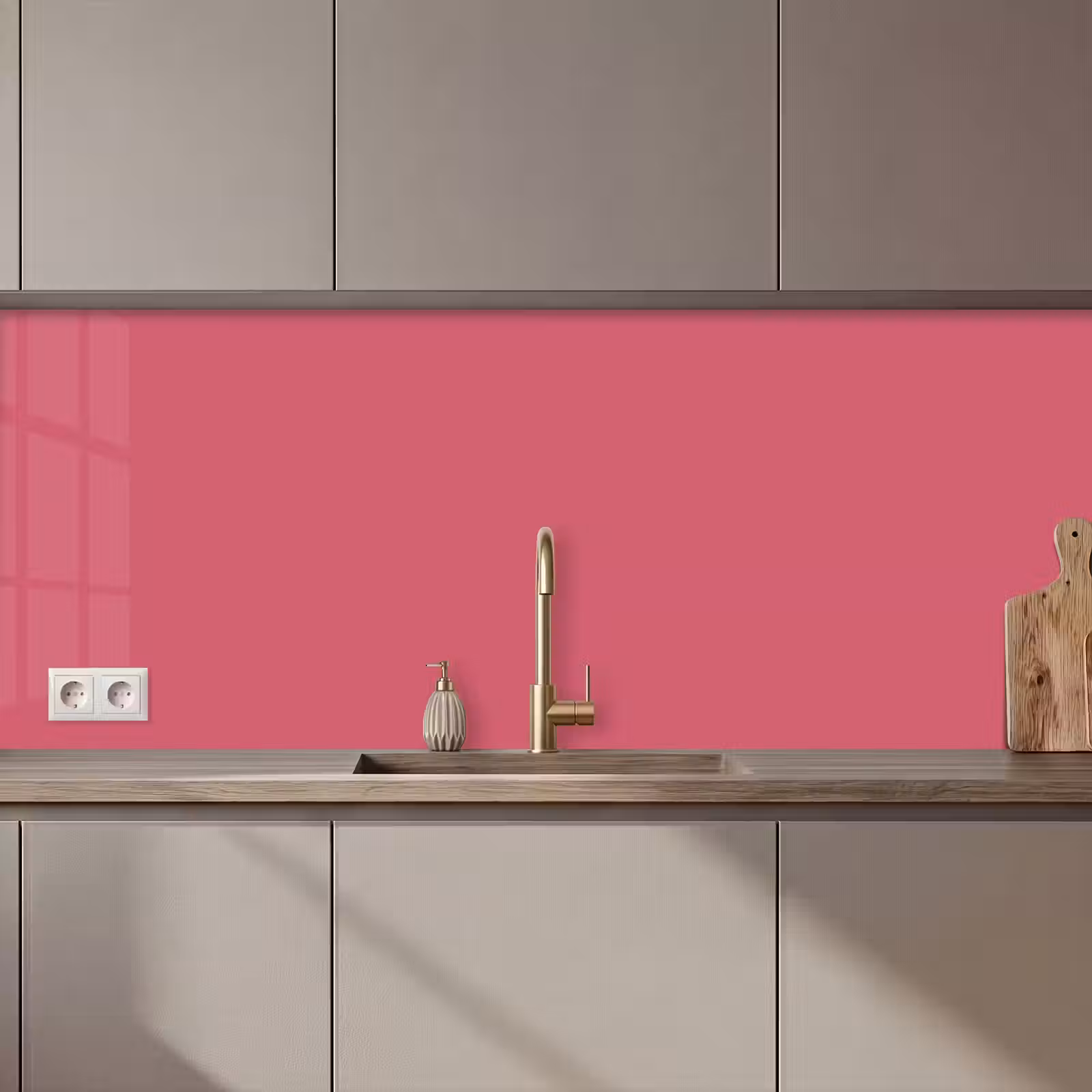Keuken achterwand - Crimson - Rose - Roze — 1