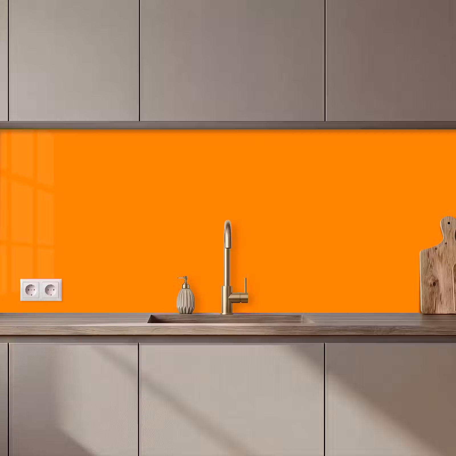 Keuken achterwand - Marigold - Glow - Oranje — 1