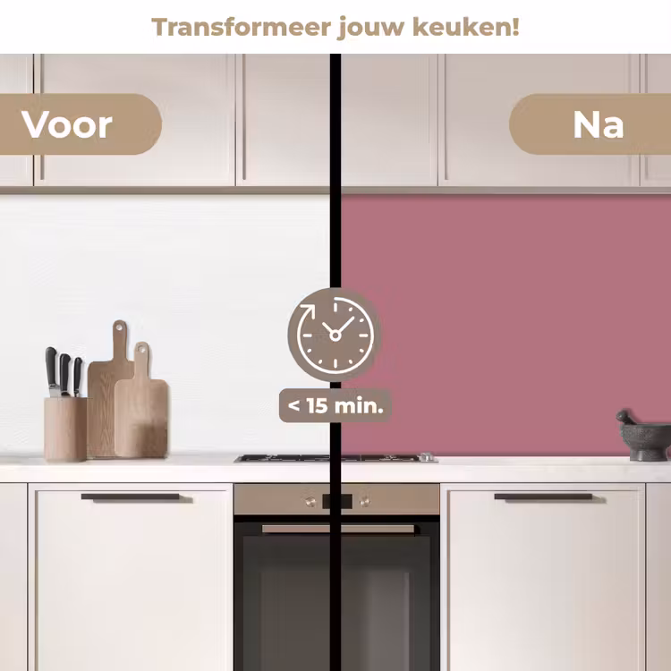 Keuken achterwand - Antique - Mauve - Roze — 3