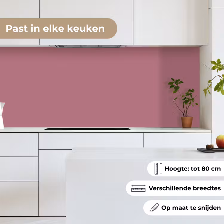 Keuken achterwand - Antique - Mauve - Roze — 7