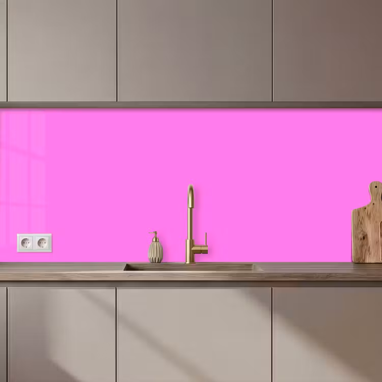 Keuken achterwand - Bright - Orchid - Roze — 1