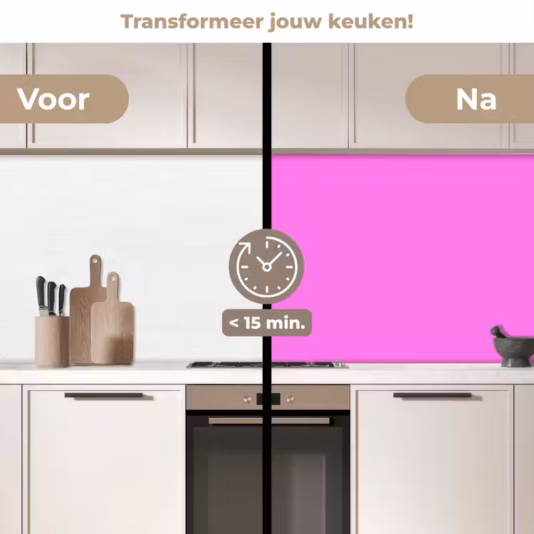 Keuken achterwand - Bright - Orchid - Roze — 3