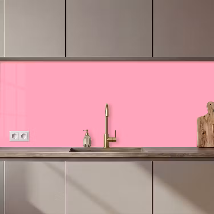 Keuken achterwand - Bubblegum - Pink - Roze — 1