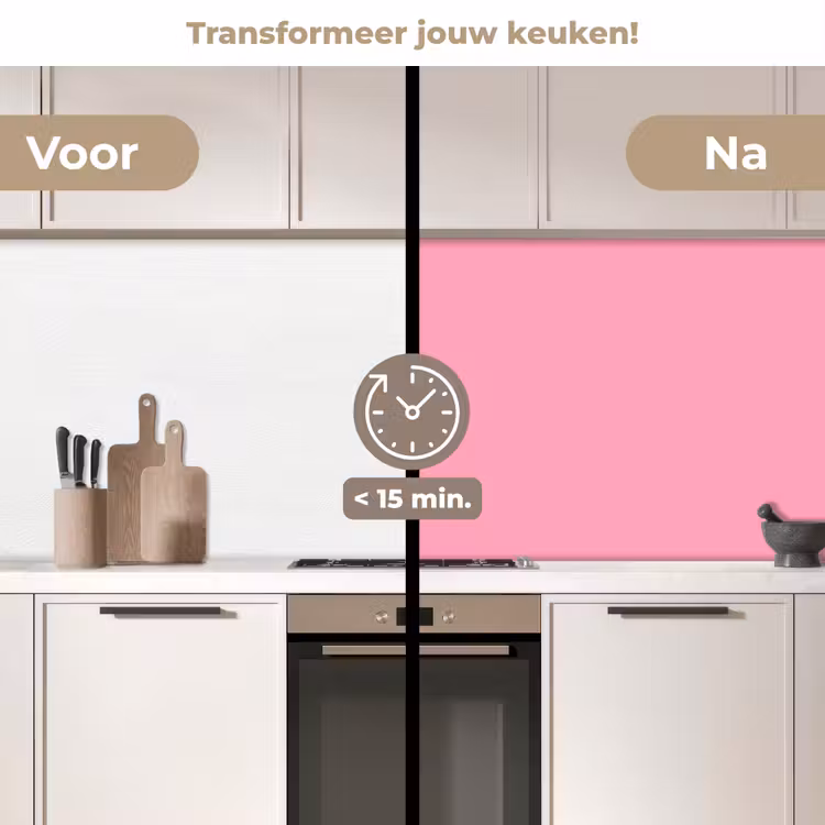 Keuken achterwand - Bubblegum - Pink - Roze — 3