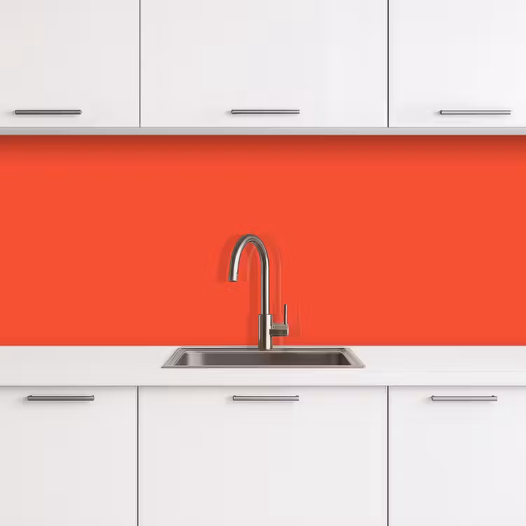 Keuken achterwand - Burnt - Coral - Oranje — 4