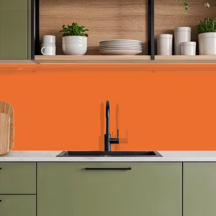 Keuken achterwand - Burnt - Sienna - Oranje — 8