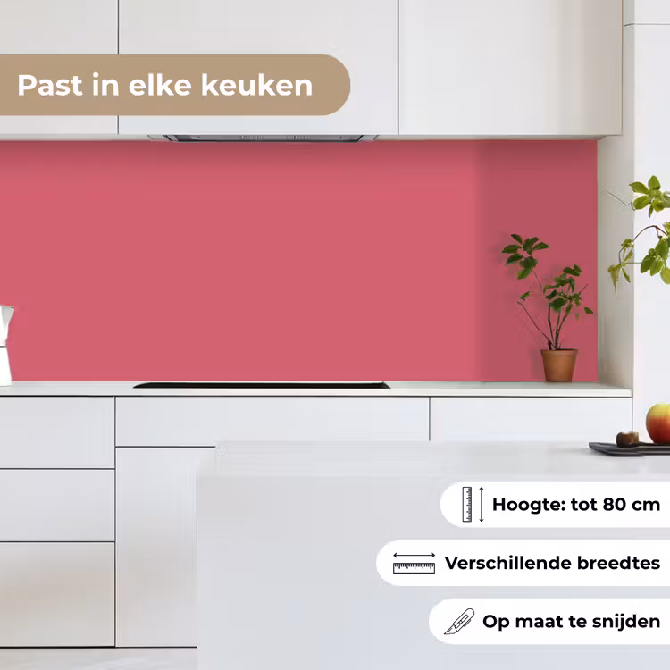 Keuken achterwand - Crimson - Rose - Roze — 7
