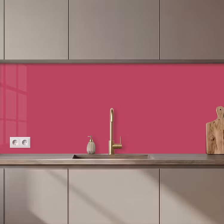 Keuken achterwand - Deep - Berry - Rood — 1