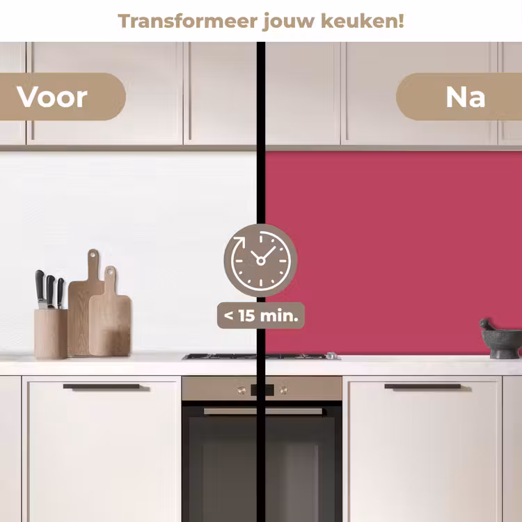 Keuken achterwand - Deep - Berry - Rood — 3