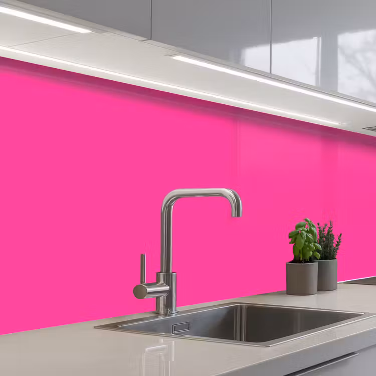 Keuken achterwand - Electric - Magenta - Roze — 2