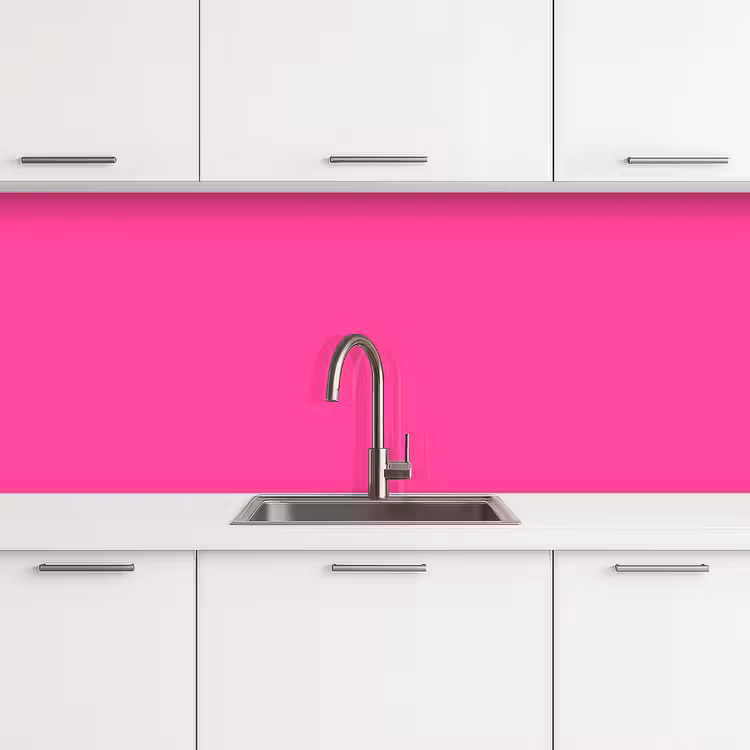 Keuken achterwand - Electric - Magenta - Roze — 4