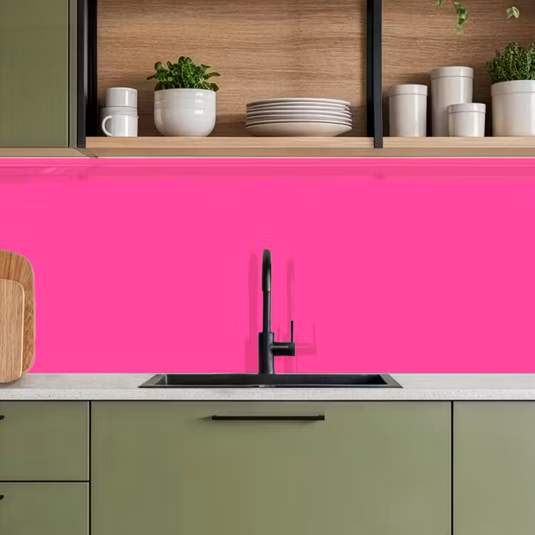 Keuken achterwand - Electric - Magenta - Roze — 8