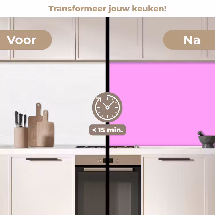 Keuken achterwand - Soft - Lavender - Roze — 3