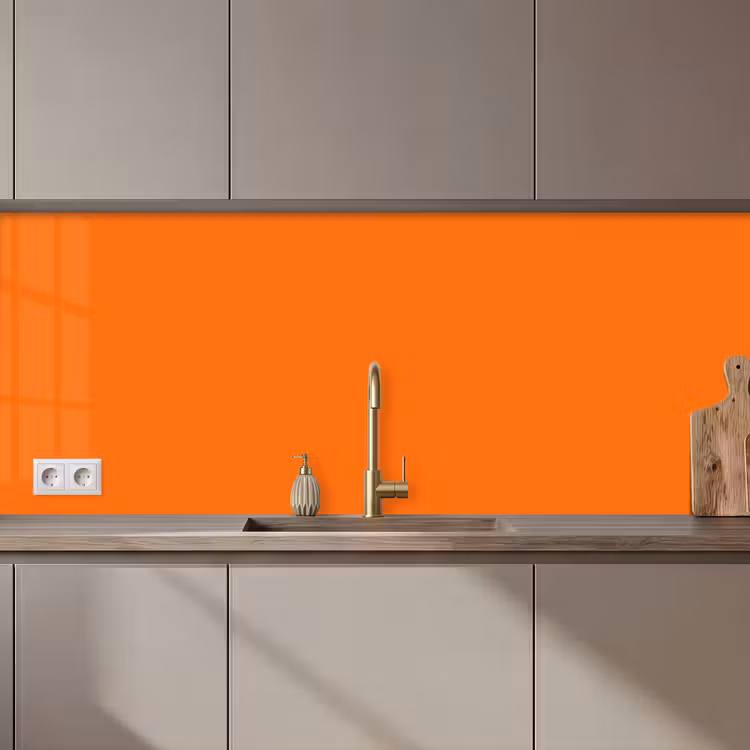 Keuken achterwand - Spiced - Pumpkin - Oranje — 1