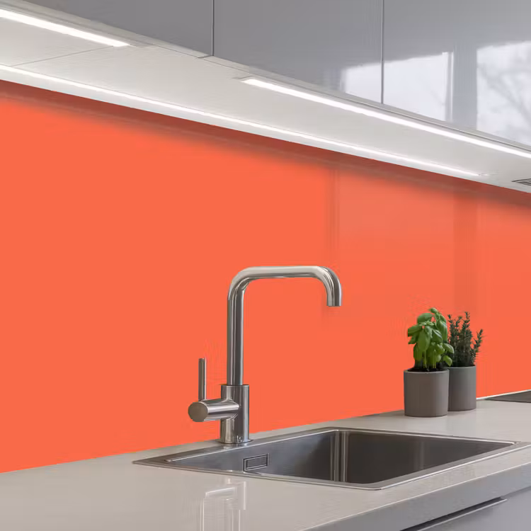 Keuken achterwand - Sunset - Salmon - Oranje — 2