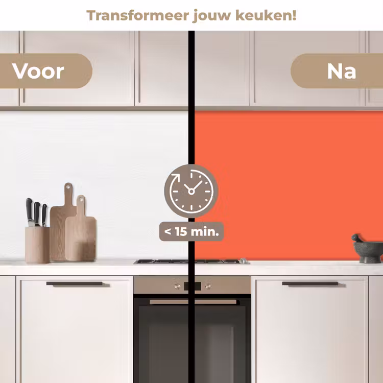 Keuken achterwand - Sunset - Salmon - Oranje — 3