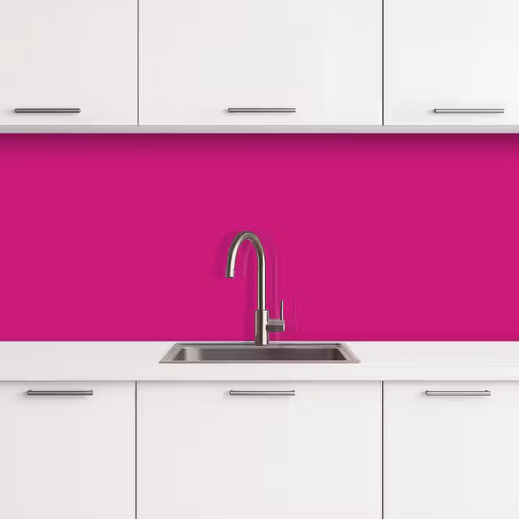 Keuken achterwand - Velvet - Magenta - Roze — 4