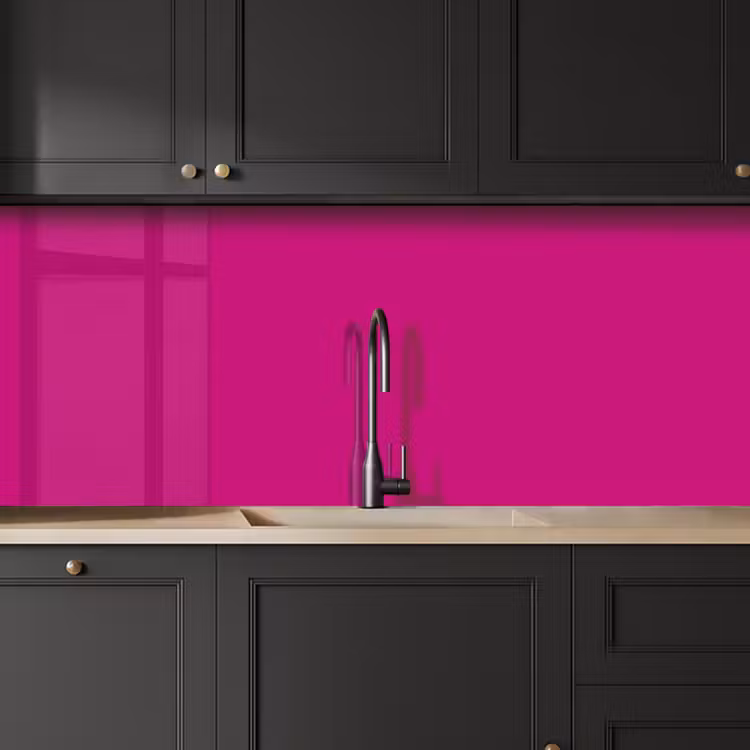Keuken achterwand - Velvet - Magenta - Roze — 6