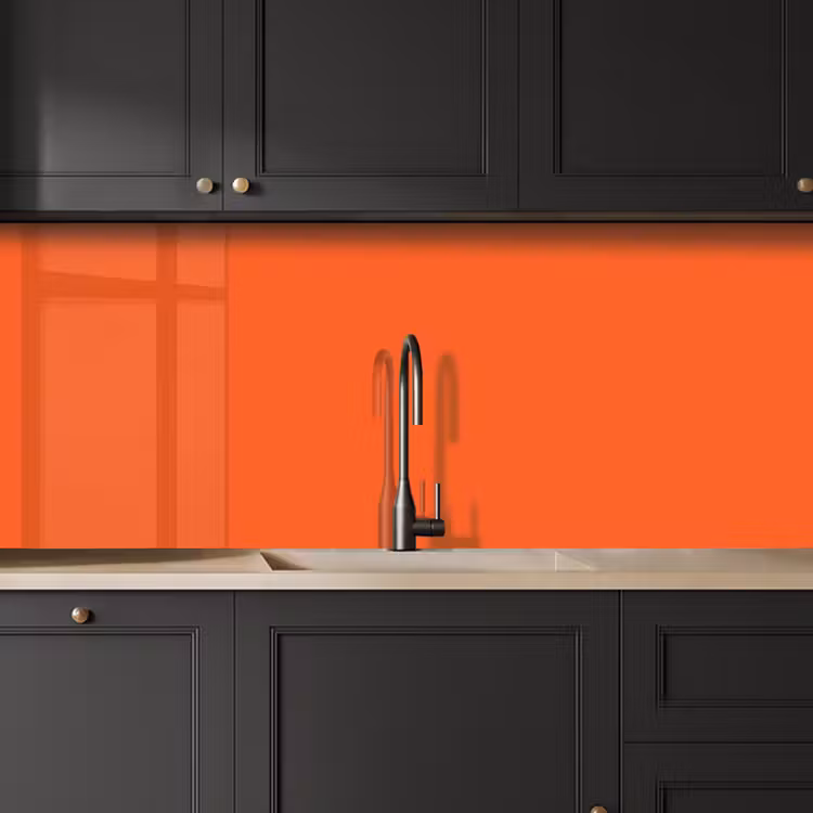 Keuken achterwand - Vivid - Amber - Oranje — 6