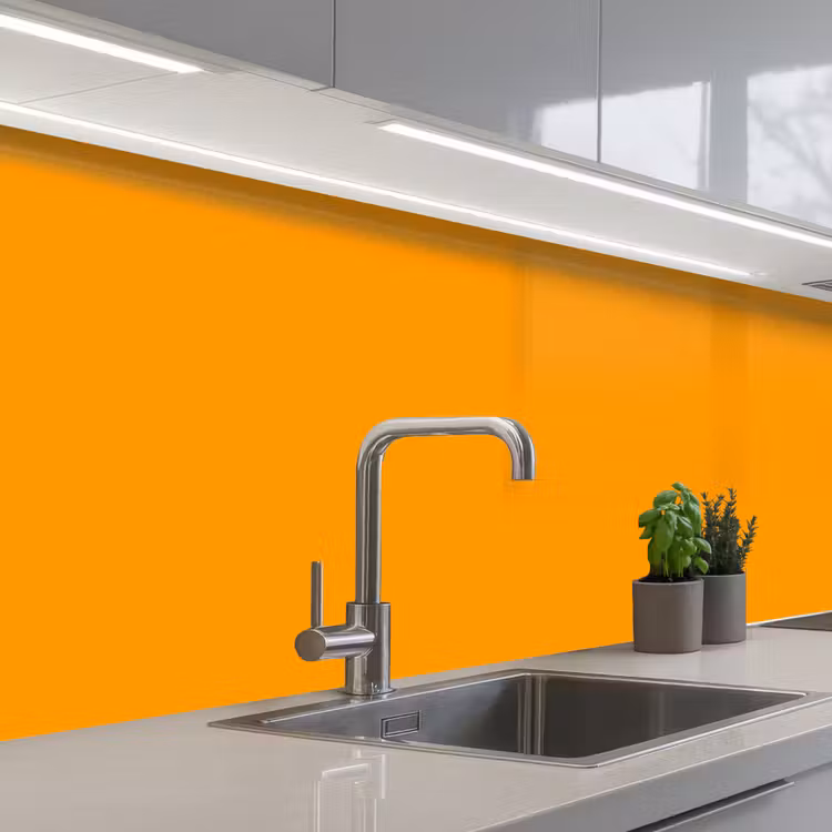 Keuken achterwand - Warm - Ochre - Oranje — 2