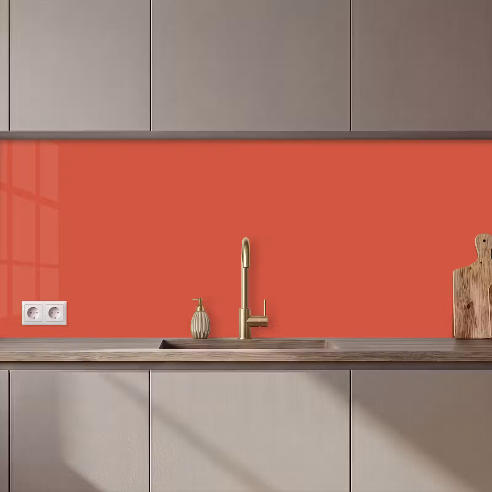 Keuken achterwand - Brick - Red - Rood — 1