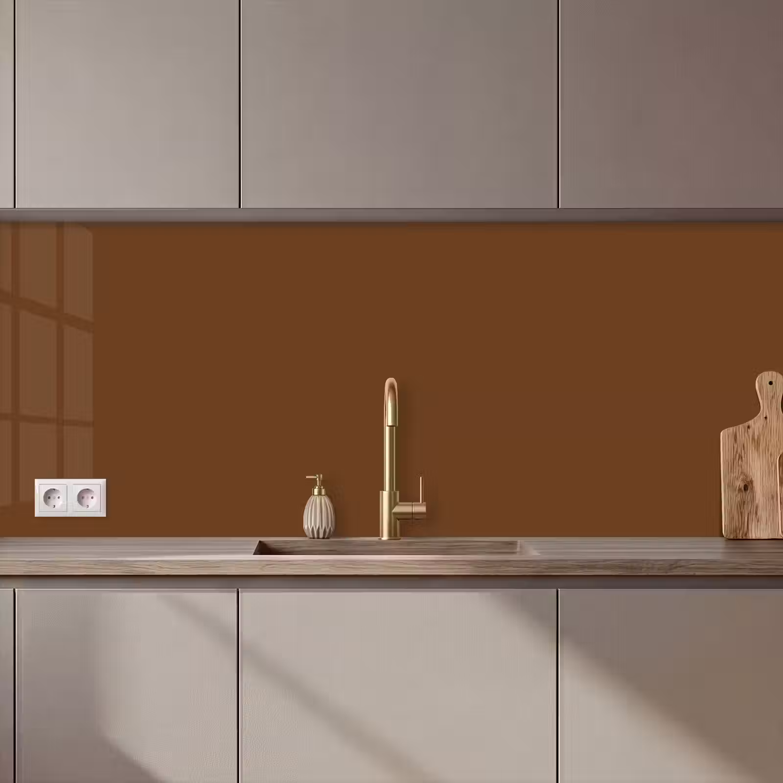 Keuken achterwand - Rich - Espresso - Bruin — 1